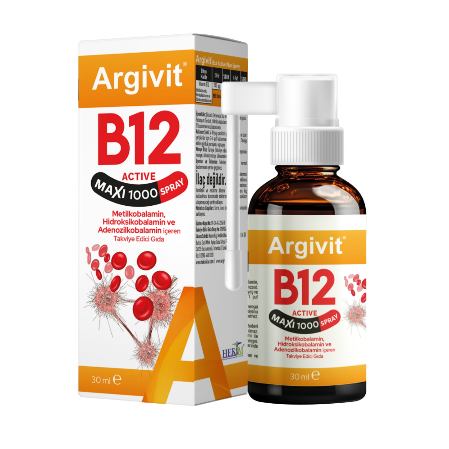 Argivit B12 Active Maxi 1000 Spray